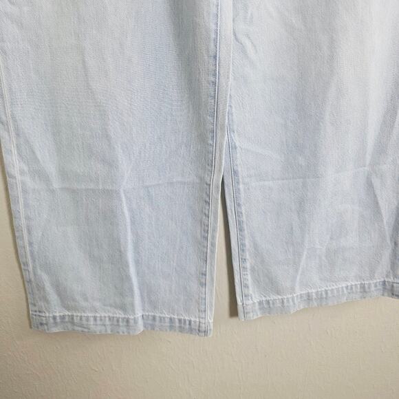 NEW Madewell The Harlow Wide-Leg Trouser Jean Light Blue Airy Denim Edition Jean - Picture 12 of 16